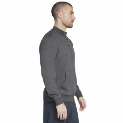 Men's Skechers® Hoodless Hoodie 1/4 Zip -Clearance Sales Store 5624144 ALT2
