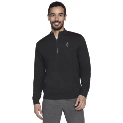 Men's Skechers® Hoodless Hoodie 1/4 Zip -Clearance Sales Store 5624144 Black
