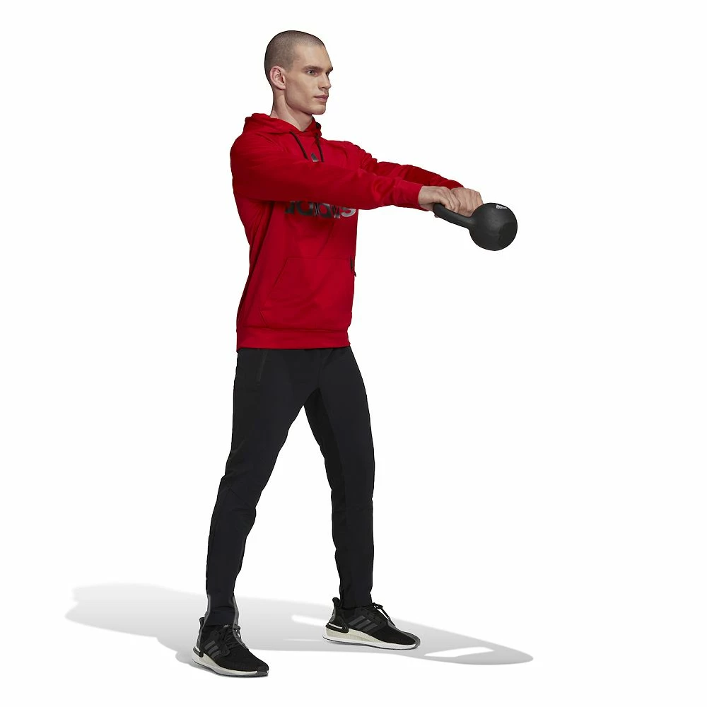 Men's adidas AEROREADY Game and Go Camo Logo Fleece Hoodie 7 Men's adidas AEROREADY Game and Go Camo Logo Fleece Hoodie - Image 5