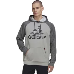 Men's adidas AEROREADY Game and Go Camo Logo Fleece Hoodie 11 Men's adidas AEROREADY Game and Go Camo Logo Fleece Hoodie -Clearance Sales Store 5634627 Medium Gray Heather