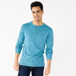 Men's Apt. 9® Core Henley Top 24 Men's Apt. 9® Core Henley Top -Clearance Sales Store 5639564 Bright Sky