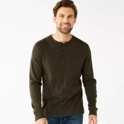 Men's Apt. 9® Core Henley Top 21 Men's Apt. 9® Core Henley Top -Clearance Sales Store 5639564 Coffee