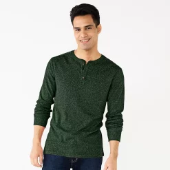 Men's Apt. 9® Core Henley Top 25 Men's Apt. 9® Core Henley Top -Clearance Sales Store 5639564 Forest