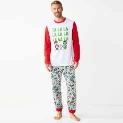 Men's Jammies For Your Families® Peanuts "Fa La La" Pajama Set