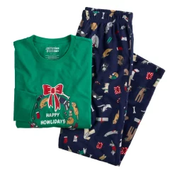 Men's Jammies For Your Families® Happy Howlidays Pajama Set -Clearance Sales Store 5640474 ALT2
