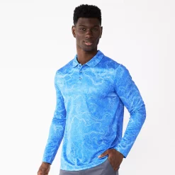 Men's Tek Gear® Fashion Polo -Clearance Sales Store 5642218 Topography Blue