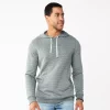 Men's Sonoma Goods For Life® Double-Knit Hoodie -Clearance Sales Store 5644399 Gray Stripe