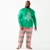 Big & Tall Jammies For Your Families® Joyful Celebration Family Together Top & Pants Pajama Set