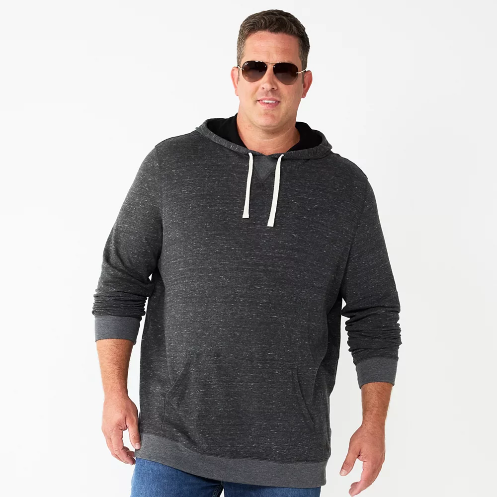 Men's Big & Tall Sonoma Goods For Life® Double Knit Hoodie 8 Men's Big & Tall Sonoma Goods For Life® Double Knit Hoodie - Image 6