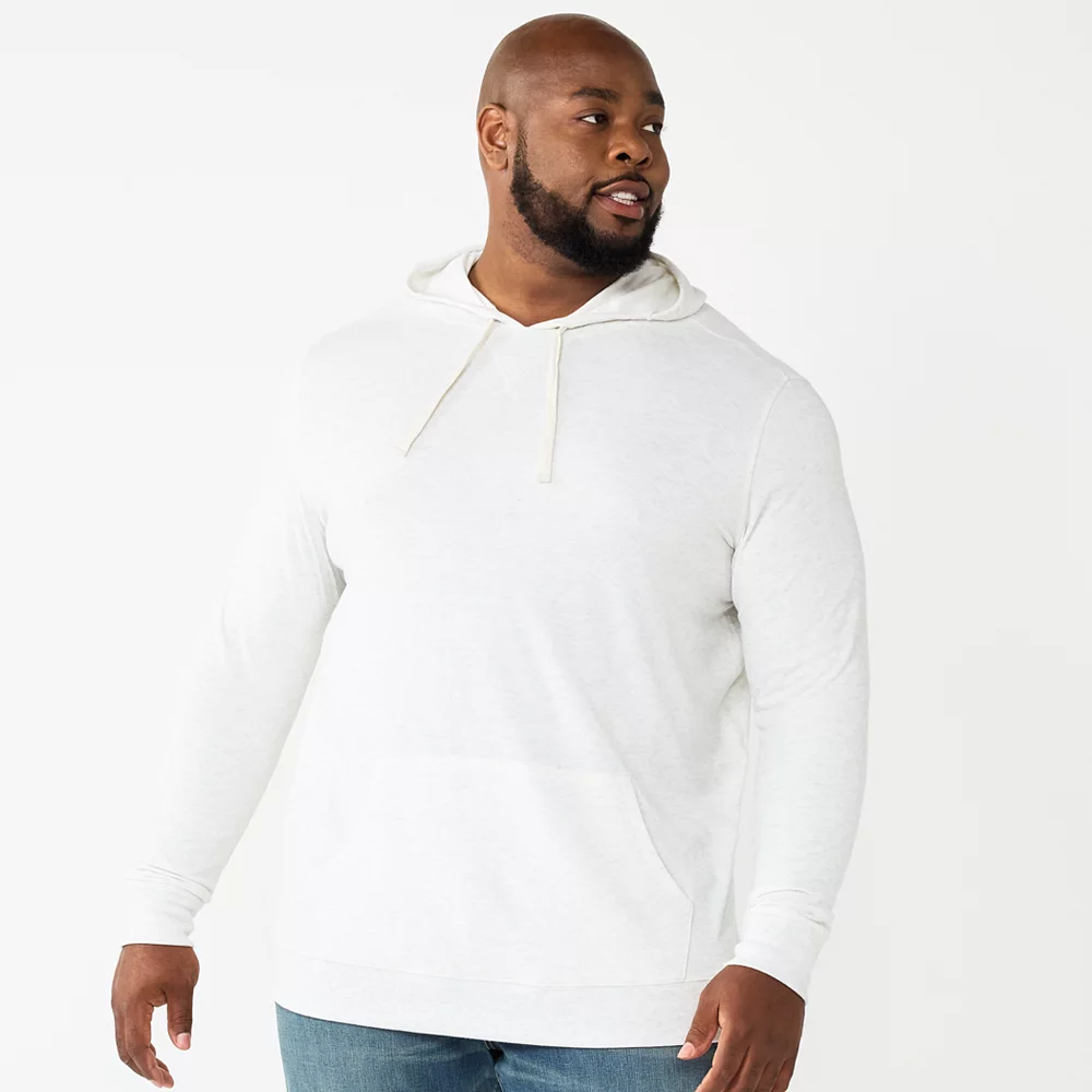 Men's Big & Tall Sonoma Goods For Life® Double Knit Hoodie 4 Men's Big & Tall Sonoma Goods For Life® Double Knit Hoodie - Image 2