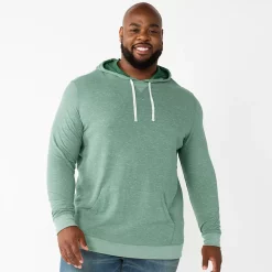 Men's Big & Tall Sonoma Goods For Life® Double Knit Hoodie 15 Men's Big & Tall Sonoma Goods For Life® Double Knit Hoodie -Clearance Sales Store 5646806 Green