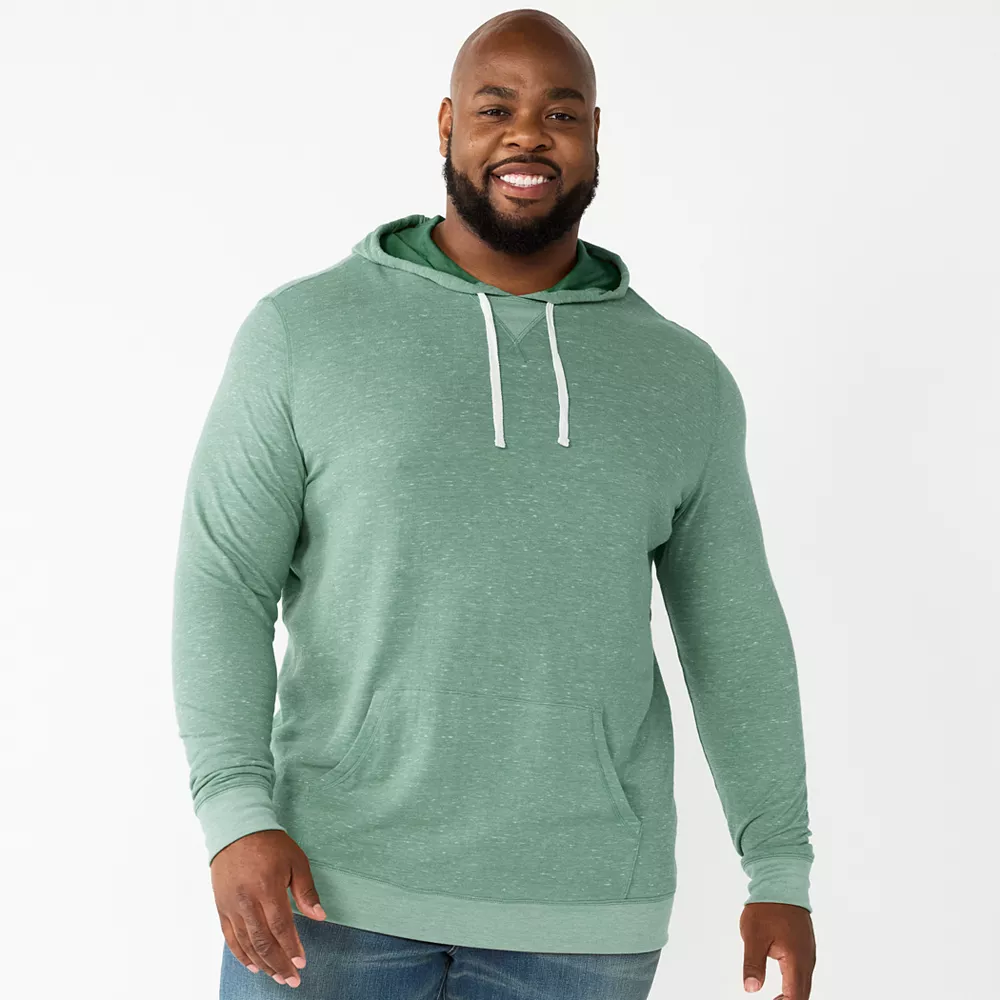 Men's Big & Tall Sonoma Goods For Life® Double Knit Hoodie 7 Men's Big & Tall Sonoma Goods For Life® Double Knit Hoodie - Image 5