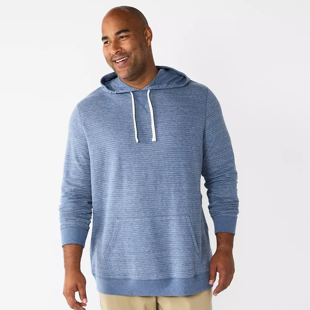 Men's Big & Tall Sonoma Goods For Life® Double Knit Hoodie 10 Men's Big & Tall Sonoma Goods For Life® Double Knit Hoodie - Image 8