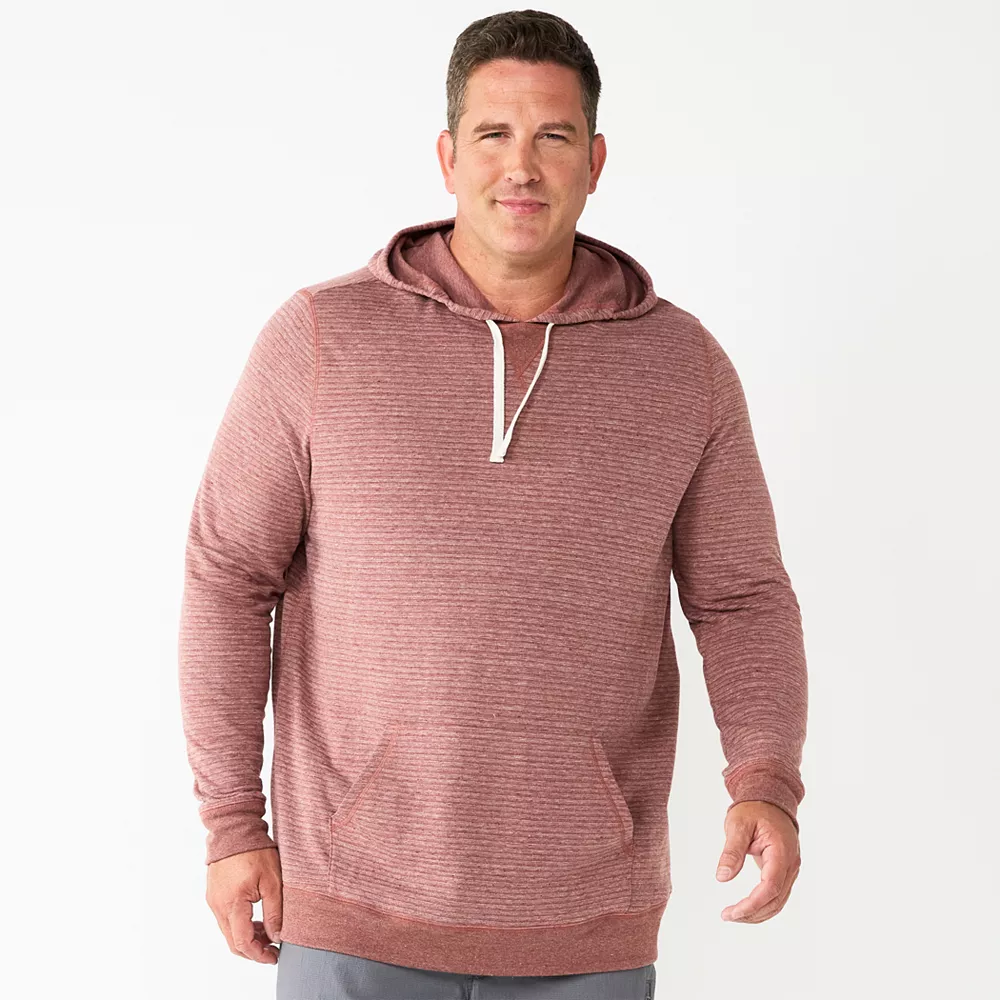 Men's Big & Tall Sonoma Goods For Life® Double Knit Hoodie 6 Men's Big & Tall Sonoma Goods For Life® Double Knit Hoodie - Image 4