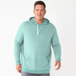 Men's Big & Tall Sonoma Goods For Life® Double Knit Hoodie 17 Men's Big & Tall Sonoma Goods For Life® Double Knit Hoodie -Clearance Sales Store 5646806 Teal Stripe