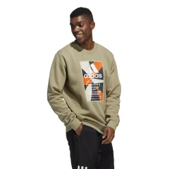 Men's adidas Graphic Fleece Sweatshirt -Clearance Sales Store 5649880 ALT2