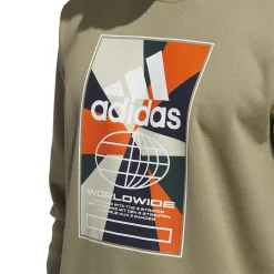 Men's adidas Graphic Fleece Sweatshirt -Clearance Sales Store 5649880 ALT3