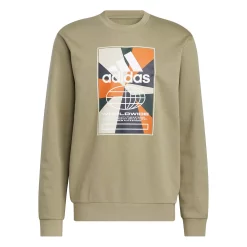 Men's adidas Graphic Fleece Sweatshirt -Clearance Sales Store 5649880 ALT5