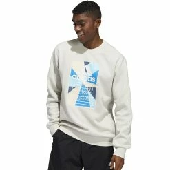 Men's adidas Graphic Fleece Sweatshirt -Clearance Sales Store 5649880 Alumina