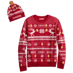 Men's Holiday Sweater with Hat -Clearance Sales Store 5653499 ALT5