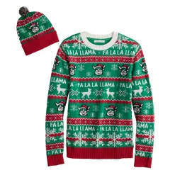 Men's Holiday Sweater with Hat -Clearance Sales Store 5653499 ALT6