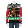 Men's Holiday Sweater with Hat -Clearance Sales Store 5653499 Black
