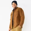 Men's Sonoma Goods For Life® Shirt Jacket -Clearance Sales Store 5654147 Cabin Brown