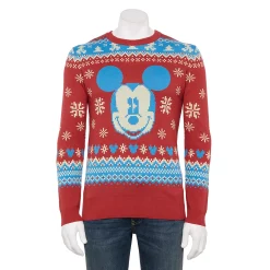 Men's Holiday Character Sweaters -Clearance Sales Store 5661091 Red