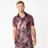 Men's Tek Gear® Printed Polo -Clearance Sales Store 5662291 Ruby Waves