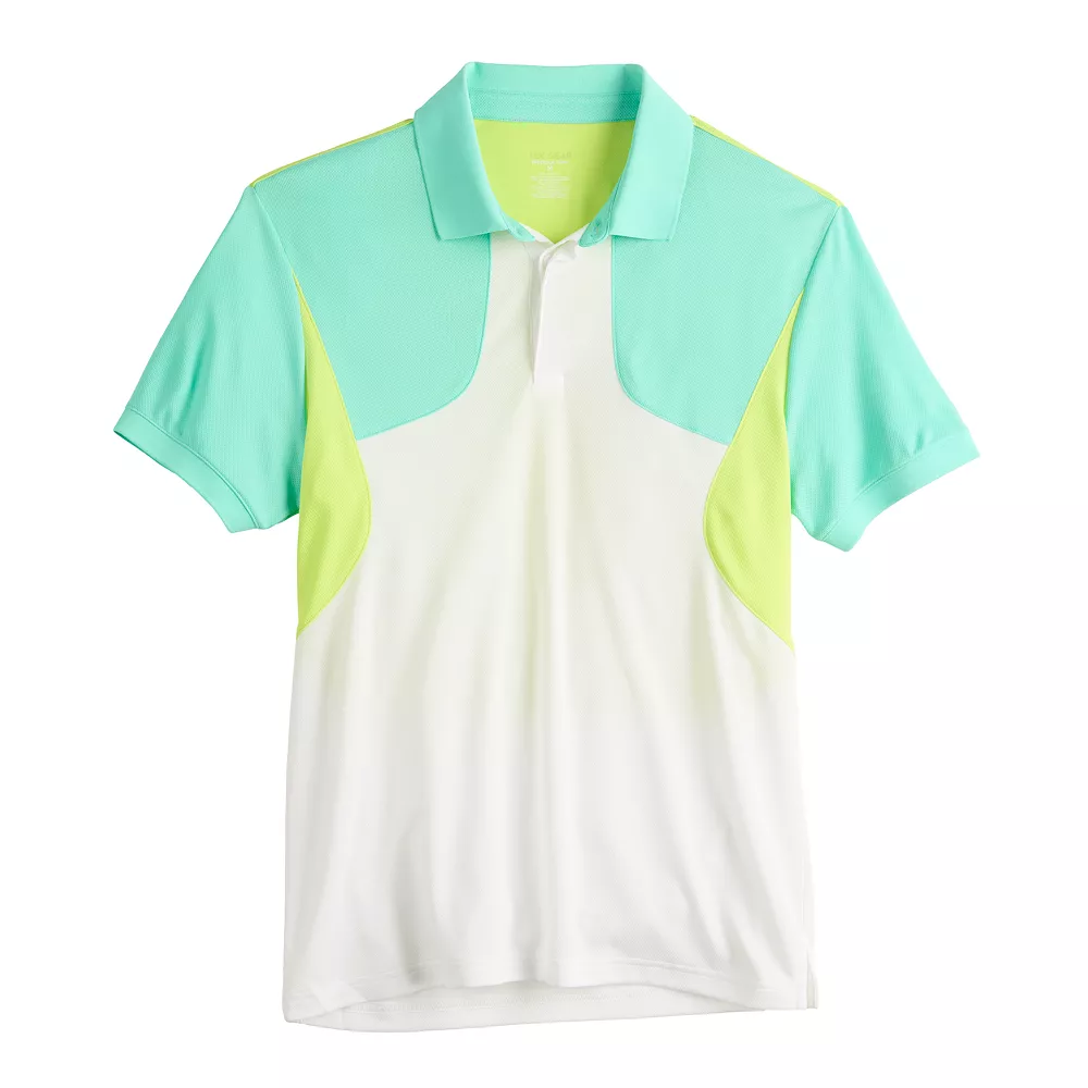 Men's Tek Gear® Colorblock Polo 5 Men's Tek Gear® Colorblock Polo - Image 3