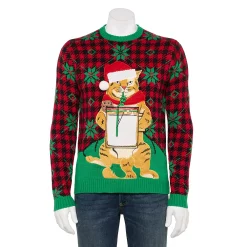 Men's Holiday Sweaters -Clearance Sales Store 5685239 Cat Got Milk