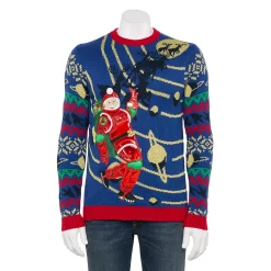 Men's Holiday Sweaters -Clearance Sales Store 5685239 Moonwalk Santa