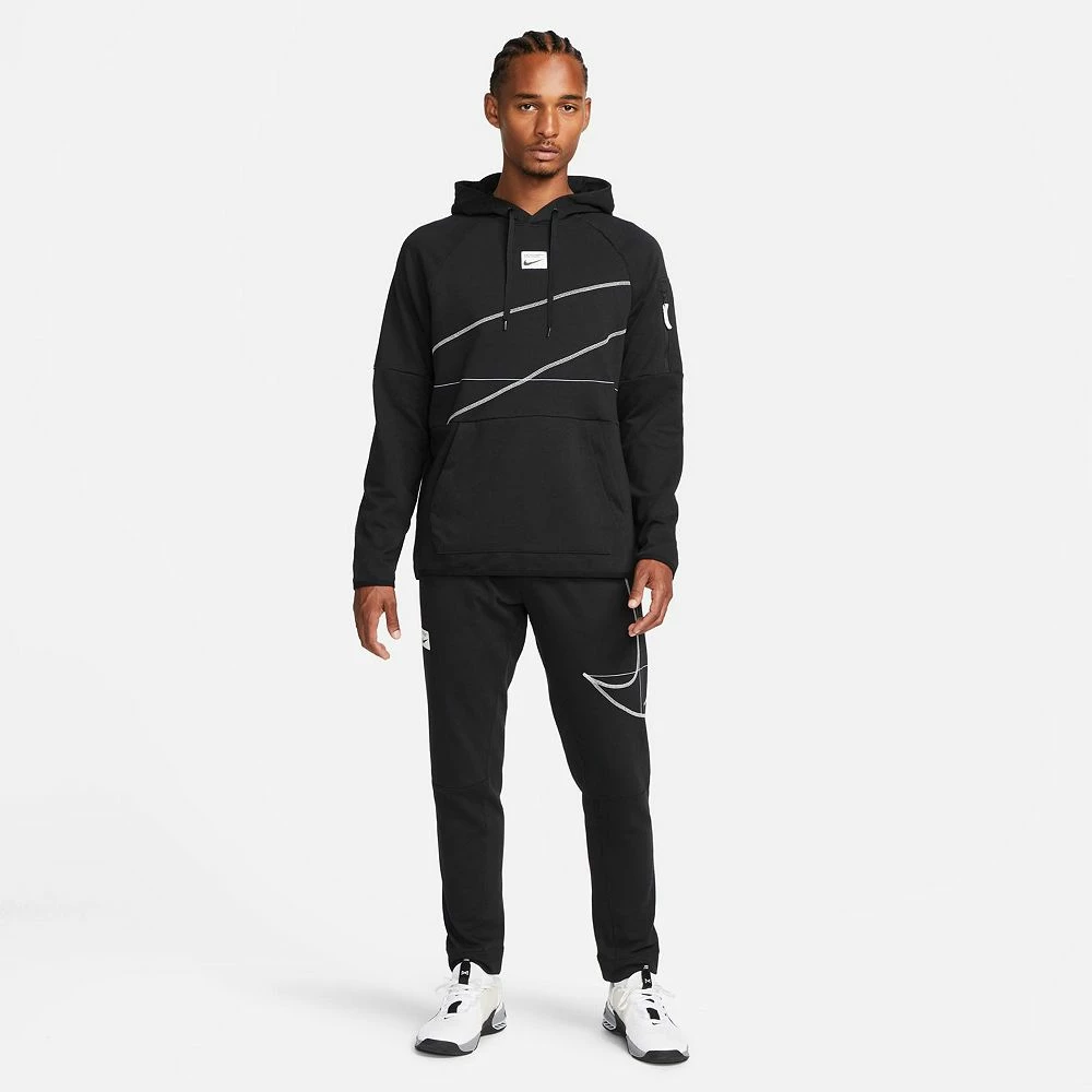Men's Nike Dri-FIT Fleece Pullover Fitness Hoodie 8 Men's Nike Dri-FIT Fleece Pullover Fitness Hoodie - Image 6