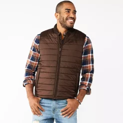 Men's Sonoma Goods For Life® Puffy Vest -Clearance Sales Store 5693516 Brown