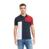 Men's Tommy Hilfiger Colorblock Short Sleeve Polo -Clearance Sales Store 5710056 Regatta Red