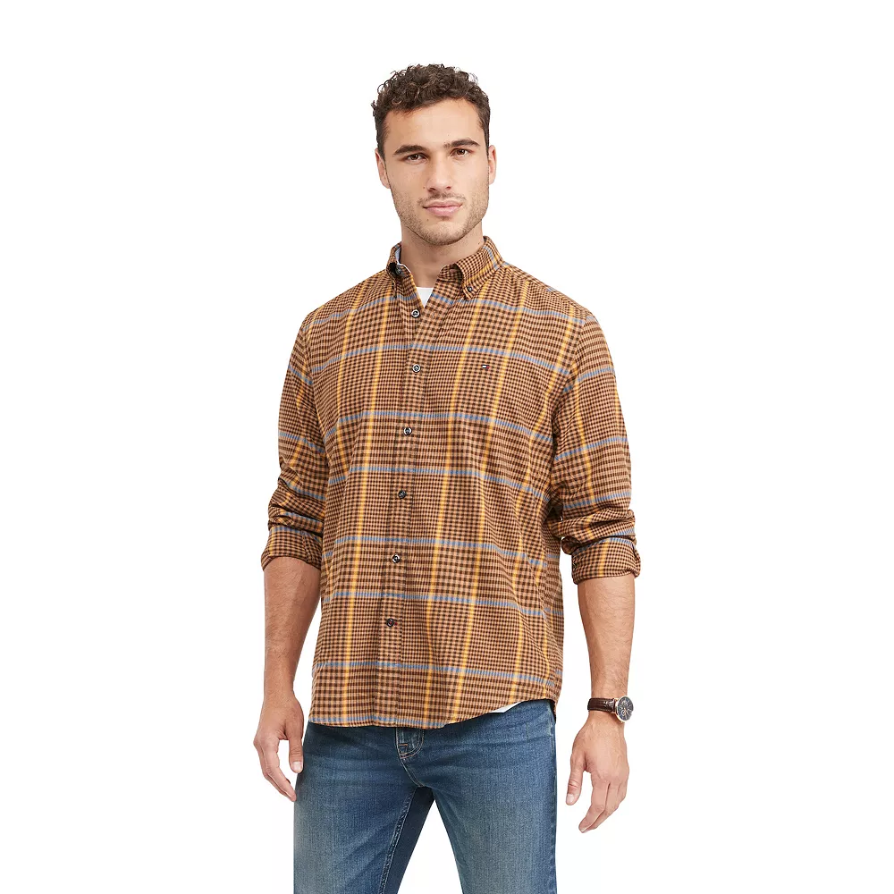 Men's Tommy Hilfiger Bennett Tartan Plaid Button-Down Shirt 3 Men's Tommy Hilfiger Bennett Tartan Plaid Button-Down Shirt
