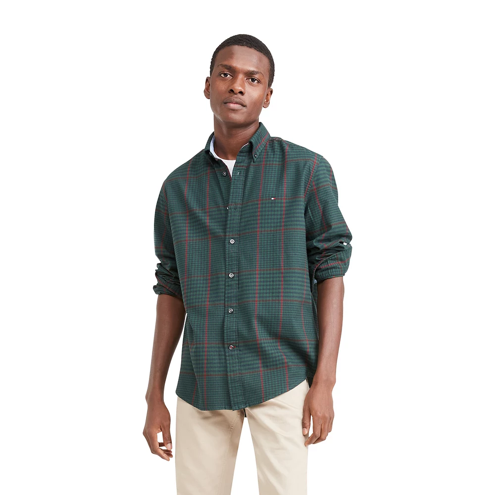 Men's Tommy Hilfiger Bennett Tartan Plaid Button-Down Shirt 4 Men's Tommy Hilfiger Bennett Tartan Plaid Button-Down Shirt - Image 2