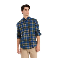 Men's Tommy Hilfiger Bennett Tartan Plaid Button-Down Shirt 19 Men's Tommy Hilfiger Bennett Tartan Plaid Button-Down Shirt -Clearance Sales Store 5710224 Hunter Navy