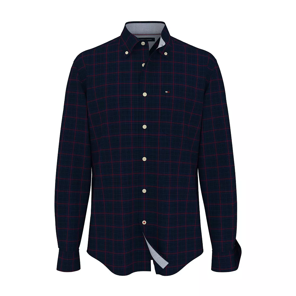 Men's Tommy Hilfiger Bennett Tartan Plaid Button-Down Shirt 10 Men's Tommy Hilfiger Bennett Tartan Plaid Button-Down Shirt - Image 8