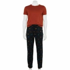 Men's Sonoma Goods For Life® 2-Piece Pajama Set -Clearance Sales Store 5718901 Black Outdoors