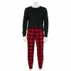 Men's Sonoma Goods For Life® 2-Piece Top & Bottoms Pajama Set -Clearance Sales Store 5718940 Red Buffalo Check