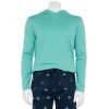 Men's Sonoma Goods For Life® Hooded Top & Pants Pajama Set -Clearance Sales Store 5718979 Blue Mushrooms