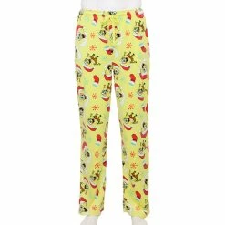 Men's SpongeBob Wearing Santa Hat Sleep Pants