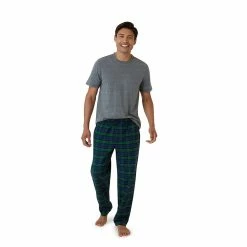 Men's Eddie Bauer Cozy Cabin 2-Piece Top & Pants Lounge Set -Clearance Sales Store 5720260 Charcoal Heather Grey