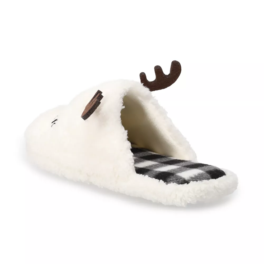 Men's Jammies For Your Families® Reindeer Slippers 6 Men's Jammies For Your Families® Reindeer Slippers - Image 4