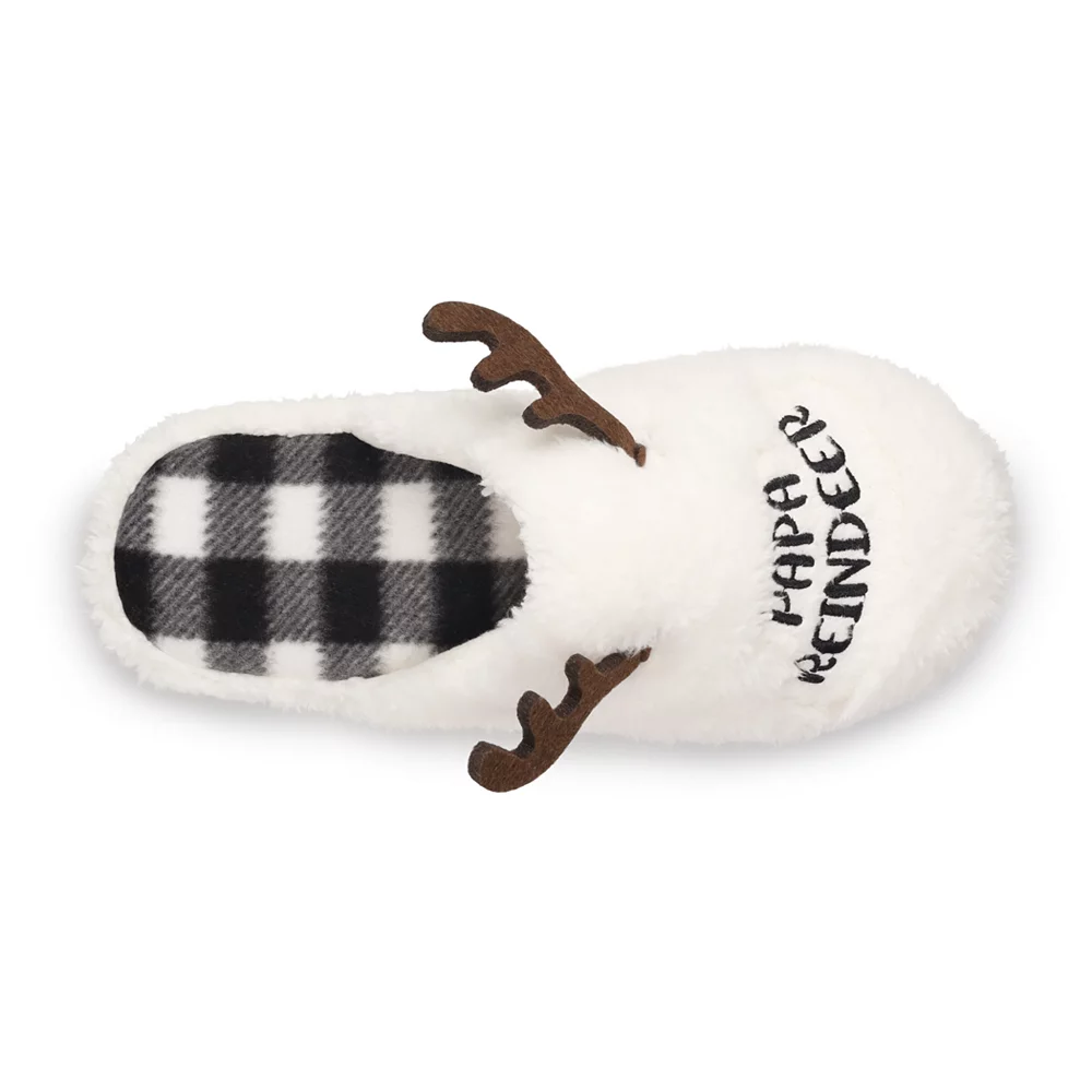 Men's Jammies For Your Families® Reindeer Slippers 8 Men's Jammies For Your Families® Reindeer Slippers - Image 6