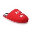 Men's Jammies For Your Families® Ho! Ho! Ho! Slippers -Clearance Sales Store 5743968