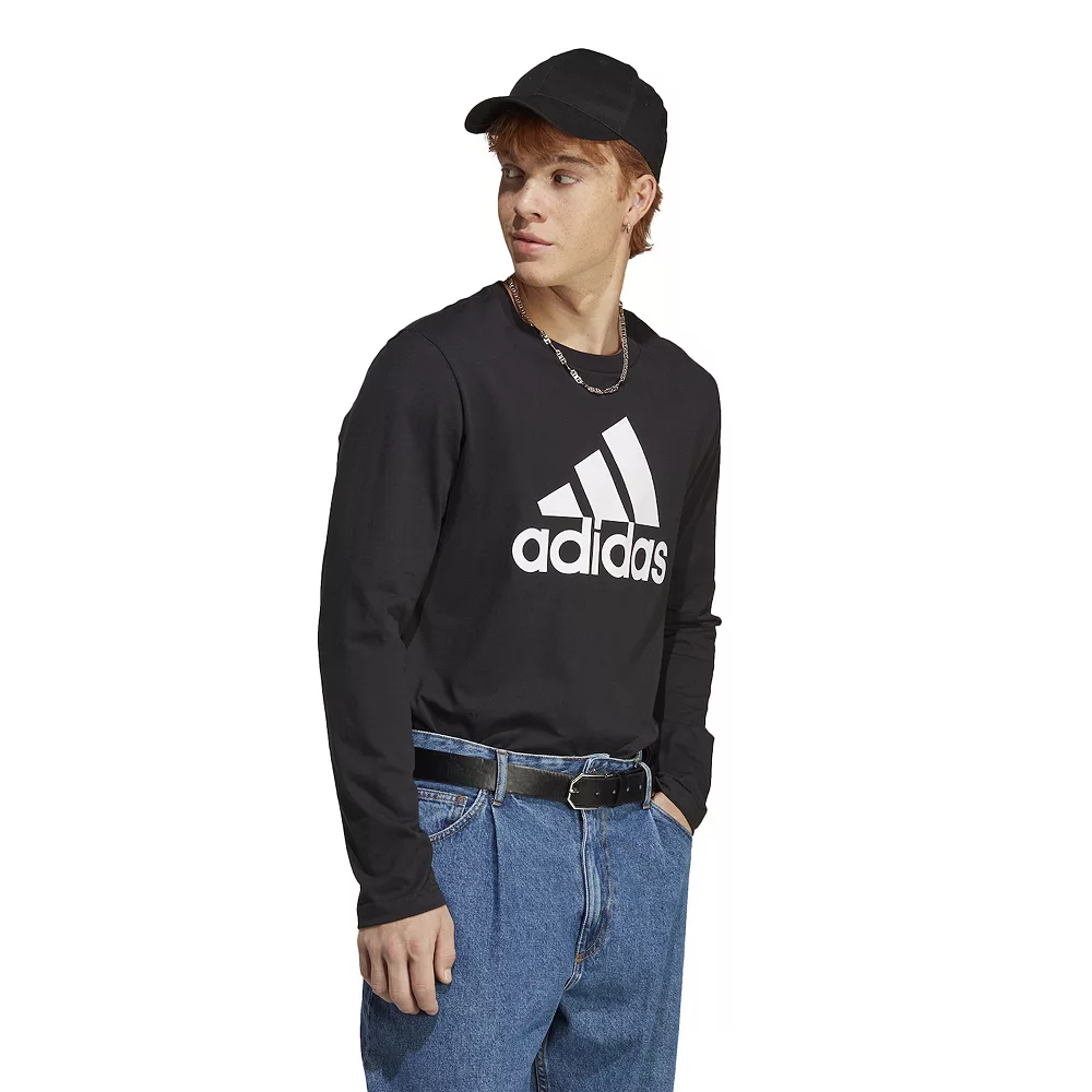 Men's adidas Essentials Long Sleeve Tee 5 Men's adidas Essentials Long Sleeve Tee - Image 3
