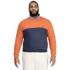 Men's Big & Tall IZOD Advantage Fleece Pullover Top 1 Men's Big & Tall IZOD Advantage Fleece Pullover Top -Clearance Sales Store 5848557 Orange Block