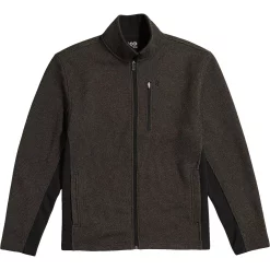 Big & Tall IZOD Shaker Fleece Jacket -Clearance Sales Store 5850564 ALT2